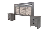 Set de 2 Buros Francia - Gris