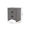 Set de 2 Buros Francia - Gris