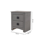 Set de 2 Buros Francia - Gris