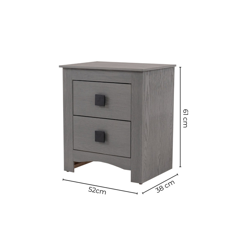 Set de 2 Buros Francia - Gris