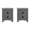 Set de 2 Buros Francia - Gris