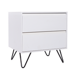 Set de 2 Buros Nixy - Blanco y Negro