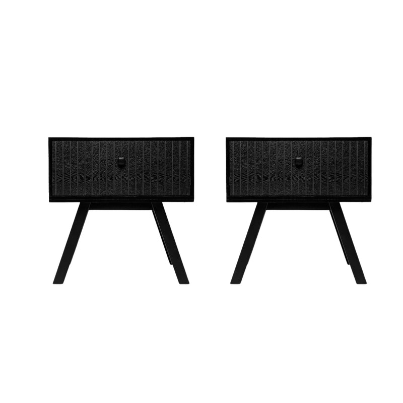 Set de 2 Buros Zenori - Negro