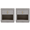 Set de 2 Buros Auma - Gris