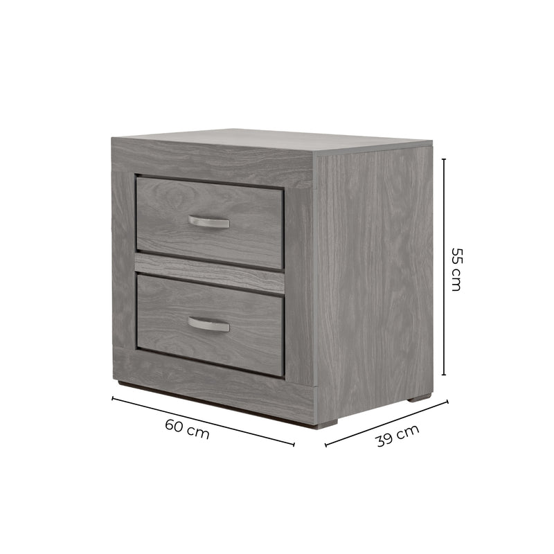 Set de 2 Buros Valentina - Gris