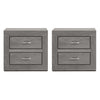 Set de 2 Buros Valentina - Gris