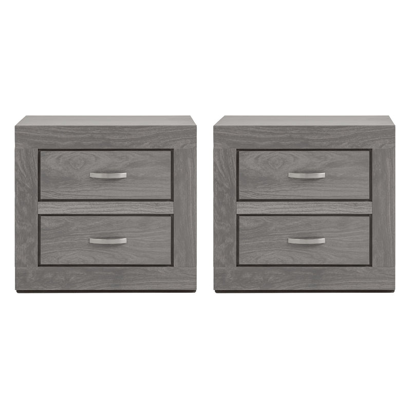 Set de 2 Buros Valentina - Gris