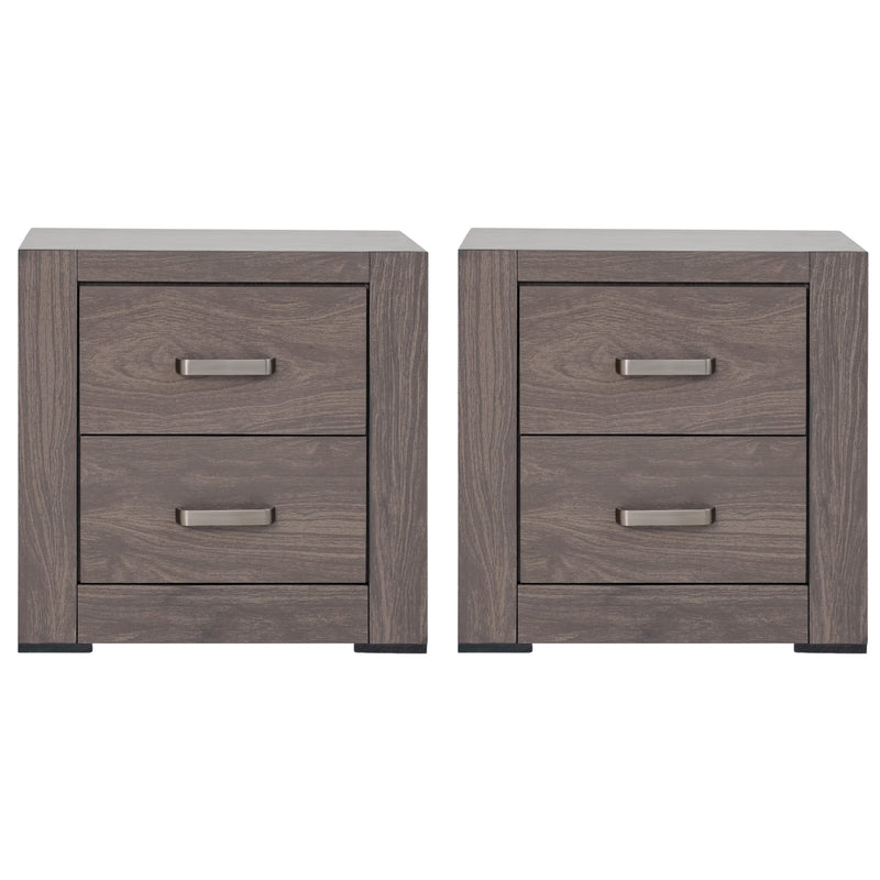 Set de 2 Buros Vizela - Gris