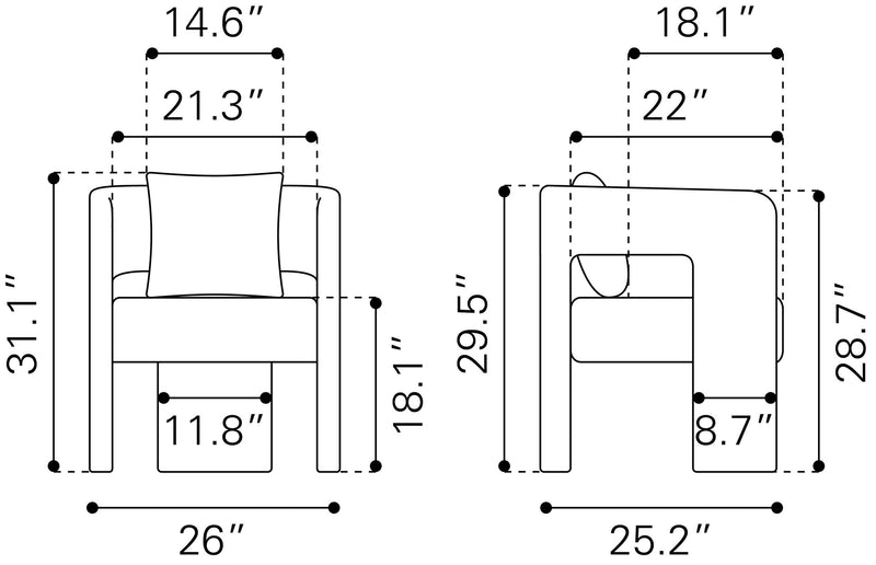 Silla de Comedor Melilla - Gris