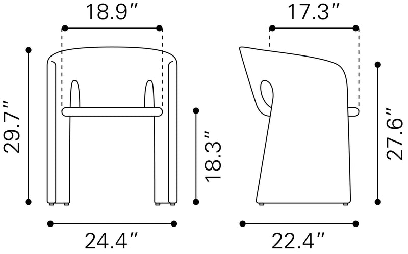 Silla de Comedor Rosyth - Gris