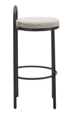 Banco de Bar Sisal - Negro