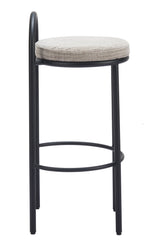 Banco de Bar Sisal - Negro