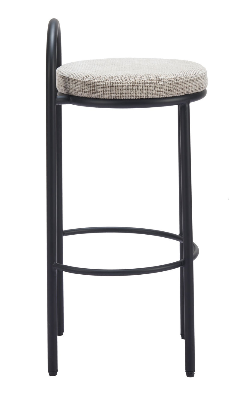 Banco de Bar Sisal - Negro