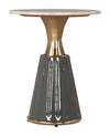 Mesa Lateral Glasa - Gris