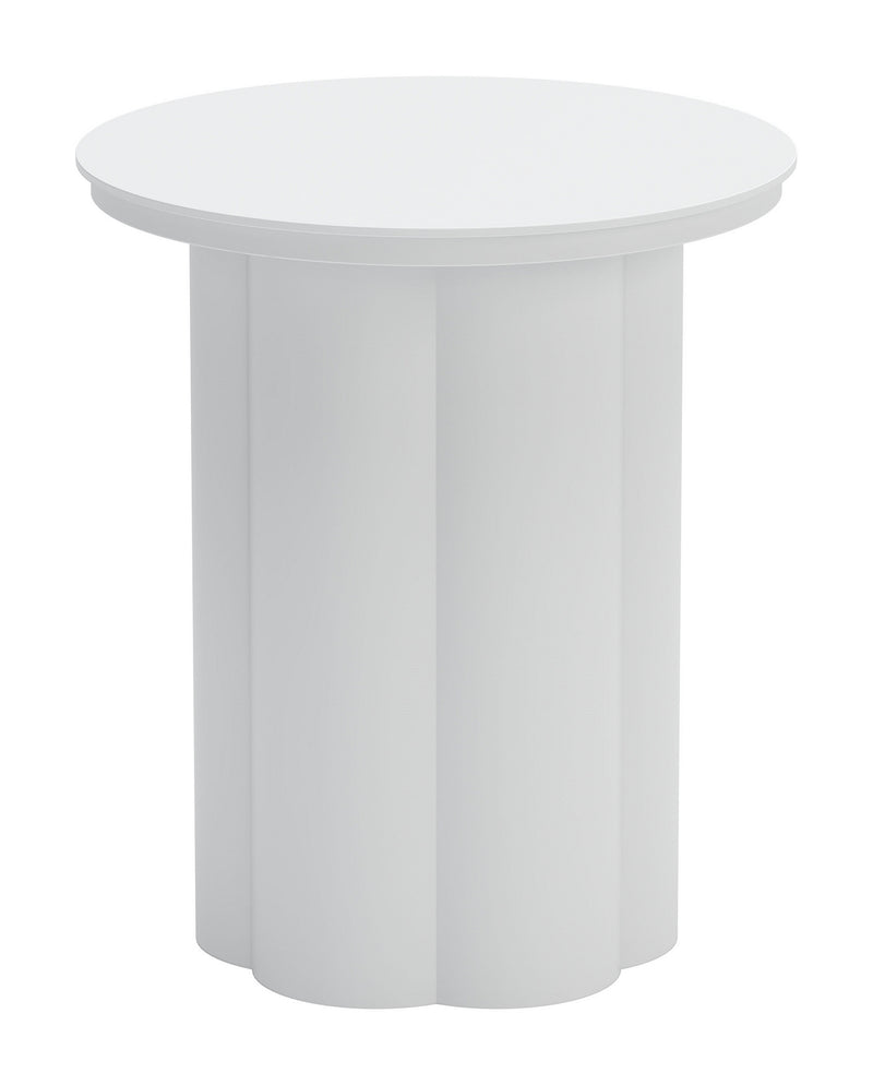 Mesa Lateral Exterior Kogur - Blanco