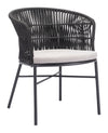 Silla de Comedor Exterior Freycinet - Negro