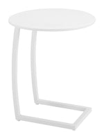 Mesa Lateral Exterior Noga - Blanco