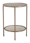 Mesa Lateral Anelli - Bronce
