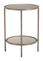 Mesa Lateral Anelli - Bronce