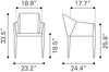 Silla de Comedor Andover - Gris
