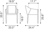 Silla de Comedor Andover - Gris