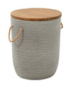 Mesa Lateral Exterior Biban - Gris