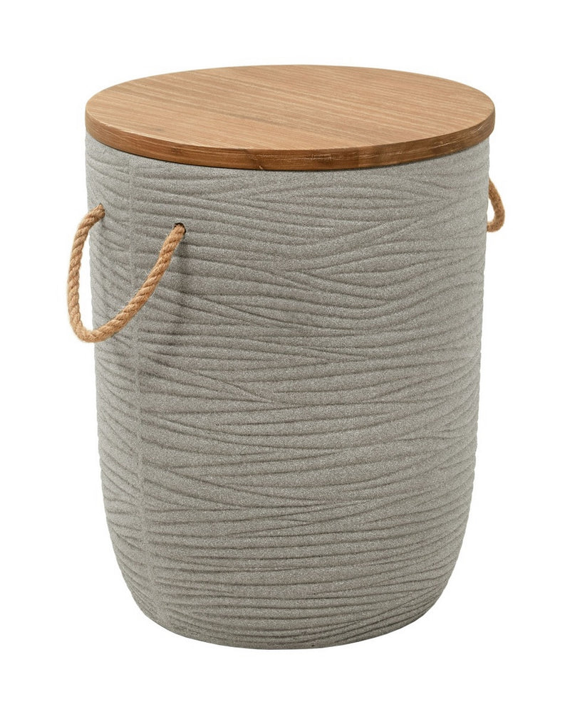 Mesa Lateral Exterior Biban - Gris