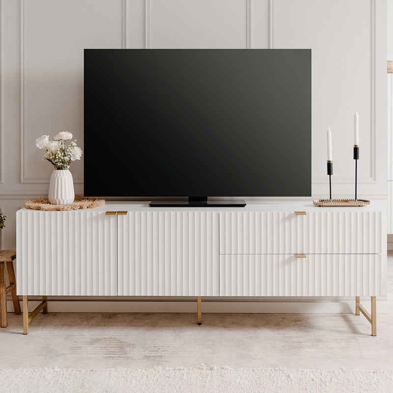 Mesa de TV Fosu - Blanco