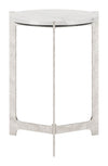 Mesa Lateral Barmas - Plateado