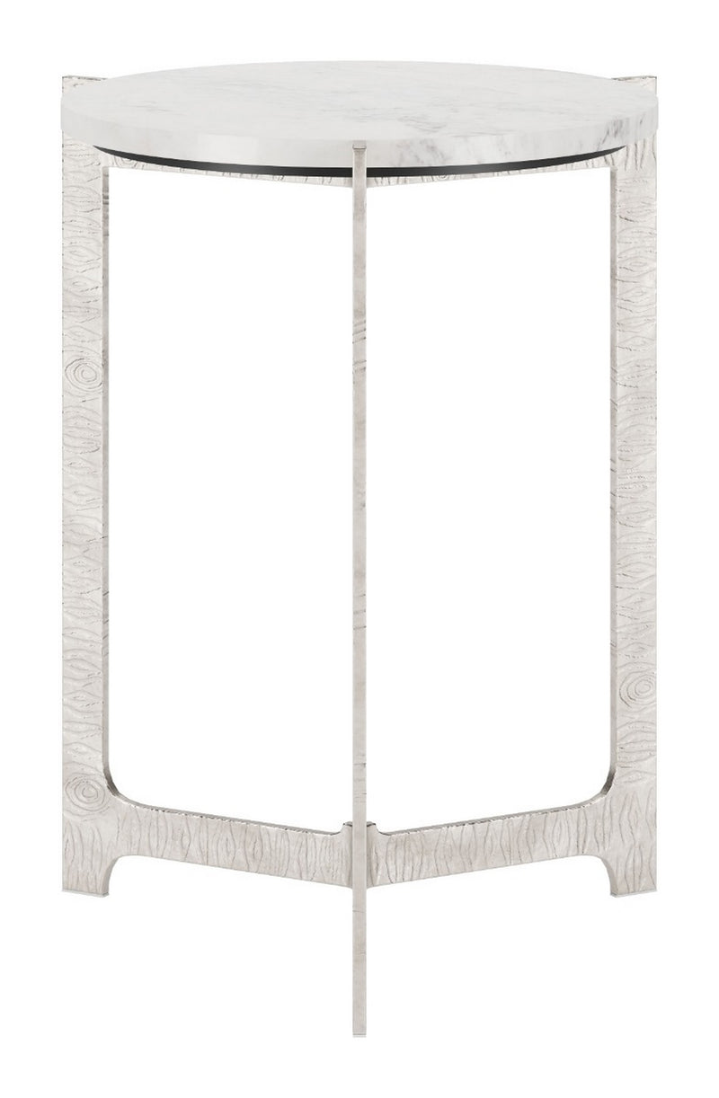 Mesa Lateral Barmas - Plateado