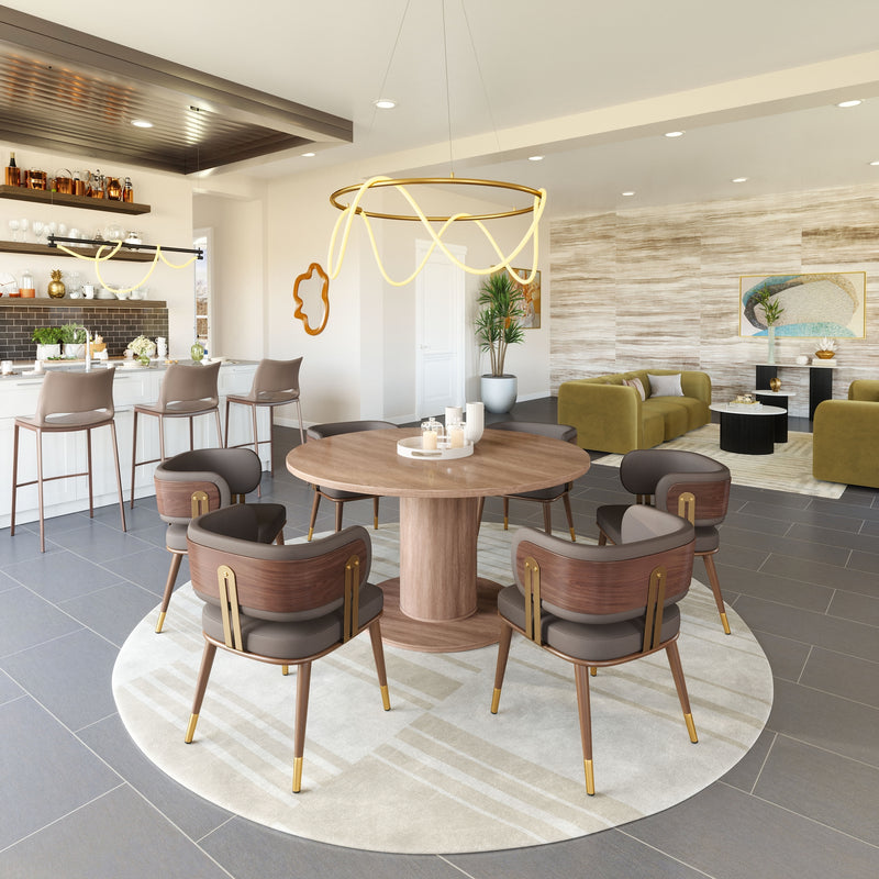 Mesa de Comedor Vault - Nogal