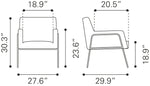 Sillon Charleston - Blanco