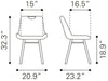 Silla de Comedor Tyler - Azul