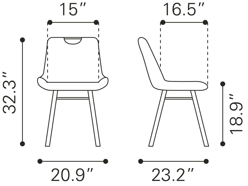 Silla de Comedor Tyler - Azul