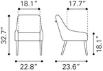 Silla de Comedor Maxine - Gris