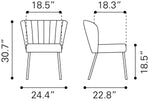 Silla de Comedor Aimee - Gris