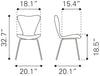Silla de Comedor Thibideaux - Gris
