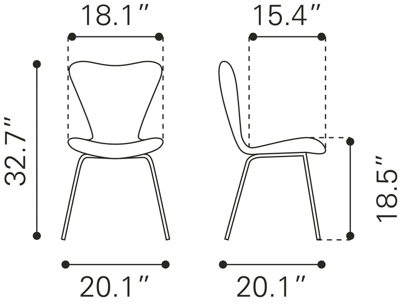 Silla de Comedor Thibideaux - Gris