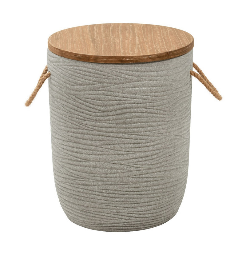 Mesa Lateral Exterior Biban - Gris