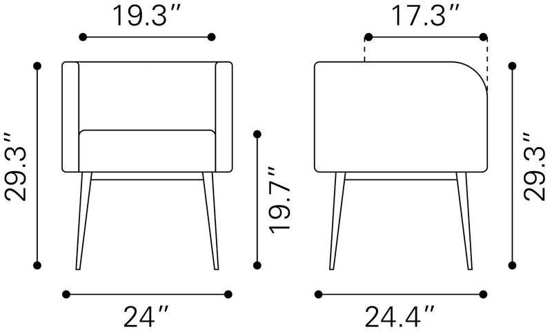 Silla de Comedor Horbat - Cafe