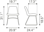 Silla de Comedor Tammy - Cafe