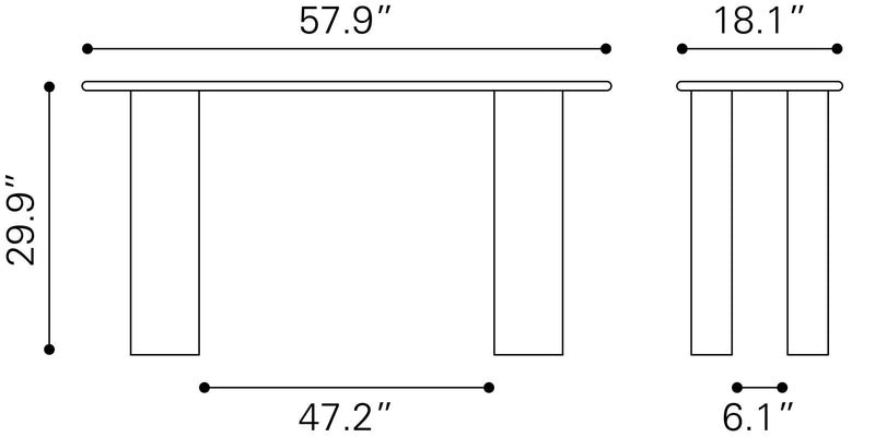 Credenza Risan - Blanco
