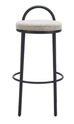 Banco de Bar Sisal - Negro