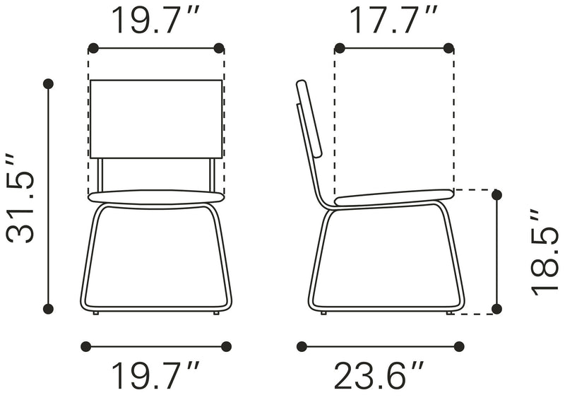 Silla de Comedor Grantham - Gris