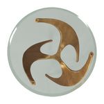 Mesa Lateral Sabel - Bronce