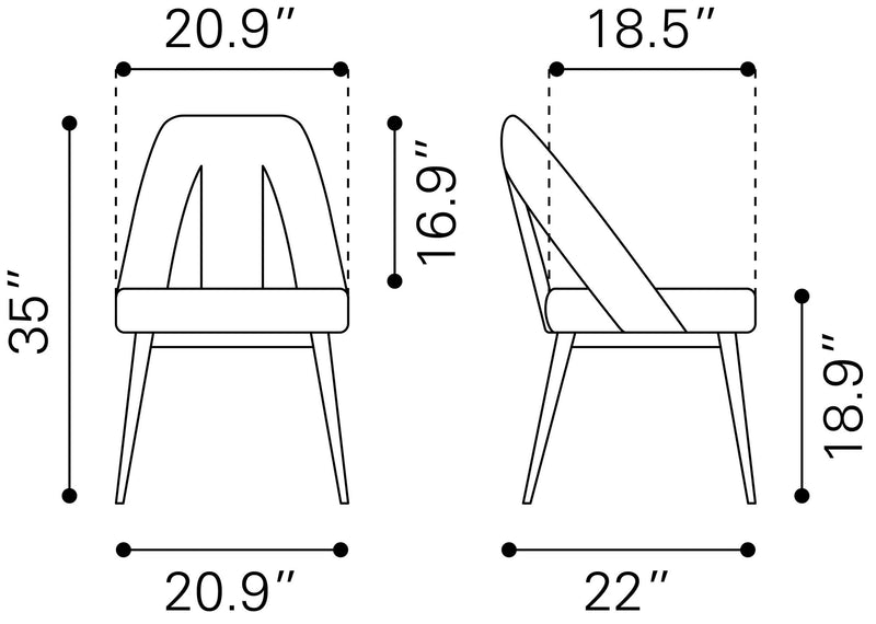 Silla de Comedor Artus - Gris