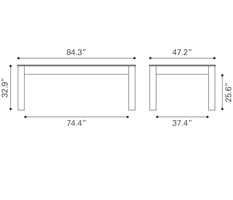 Mesa de Comedor 3 en 1 Bonkers - Cafe