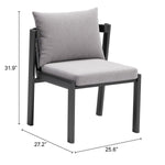 Silla de Comedor Exterior Horizon - Gris