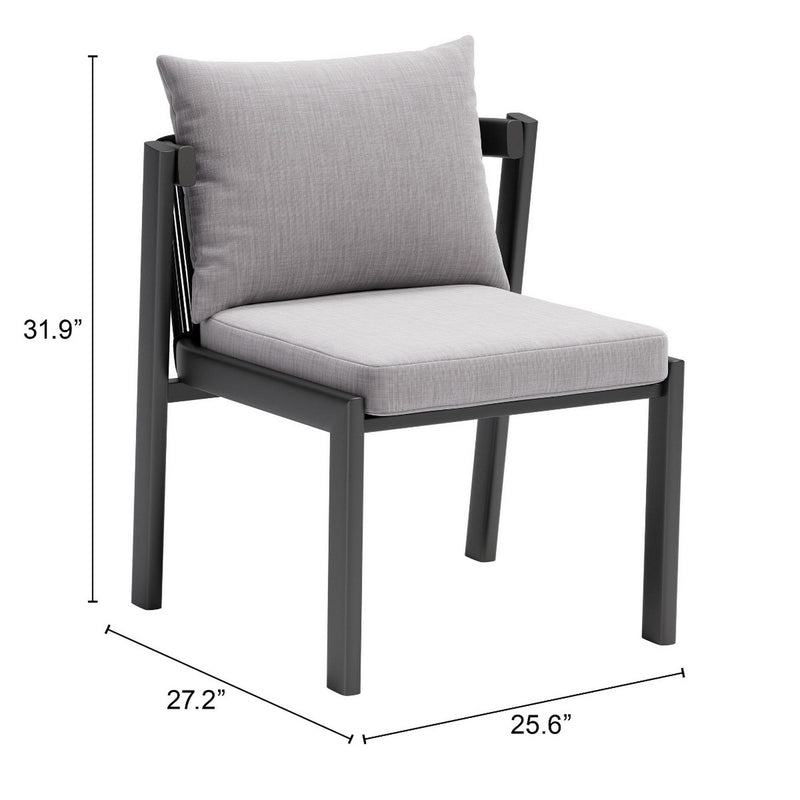 Silla de Comedor Exterior Horizon - Gris
