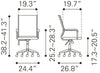 Silla de Oficina Auction - Negro